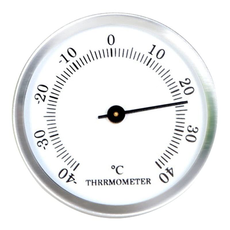 Kühlschrankthermometer für Gefrierschrank, -40 °C – 40 °C – großes Einzelzifferblatt – Gefrierschrank-Inkubator – Rahmen aus Aluminiumlegierung –