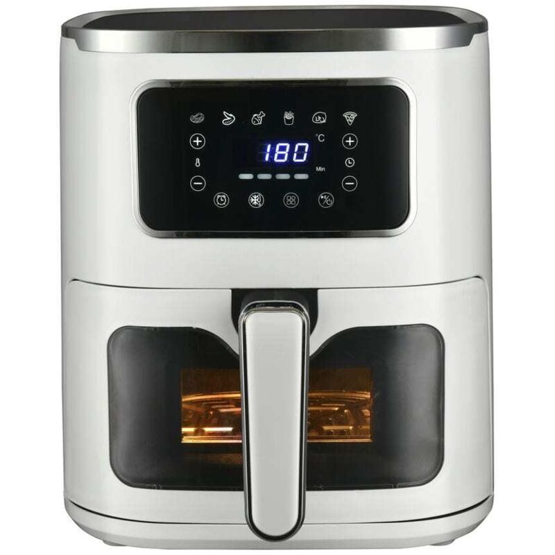 Kuken - küken digitale ölfreie Fritteuse 5 Liter 1500W Fenster und Licht