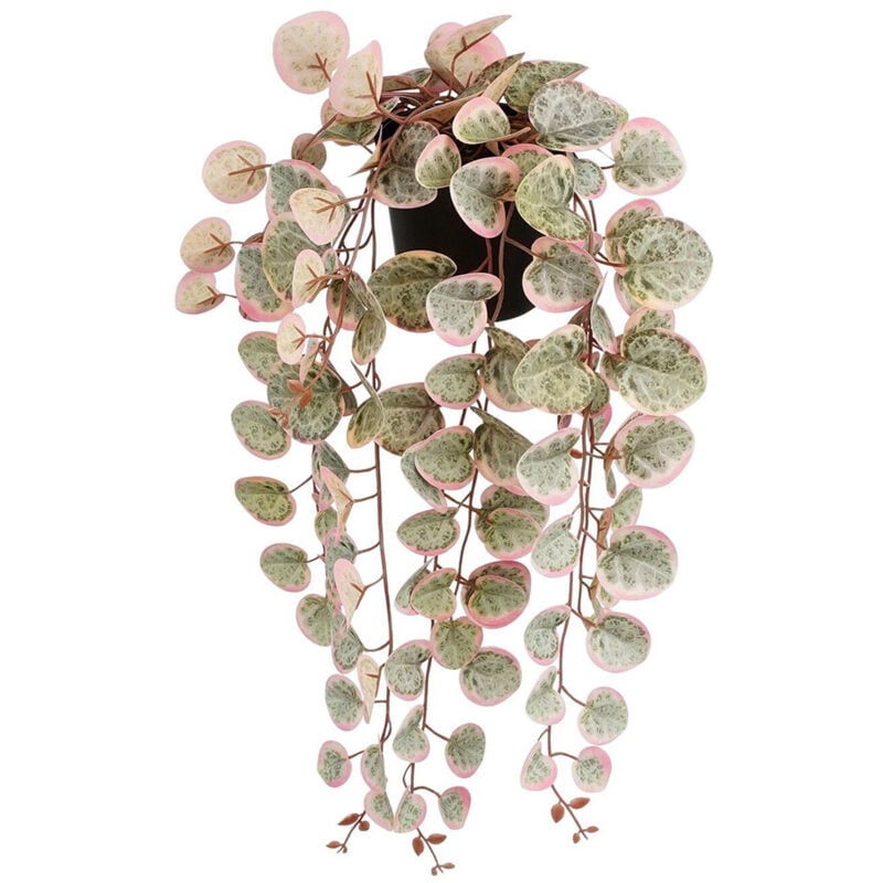 Mica Decorations - Mica Dekorationen Dekorative Pflanze Ceropegia Woodii 10 x 46 x 12 cm Künstliche Hängepflanze