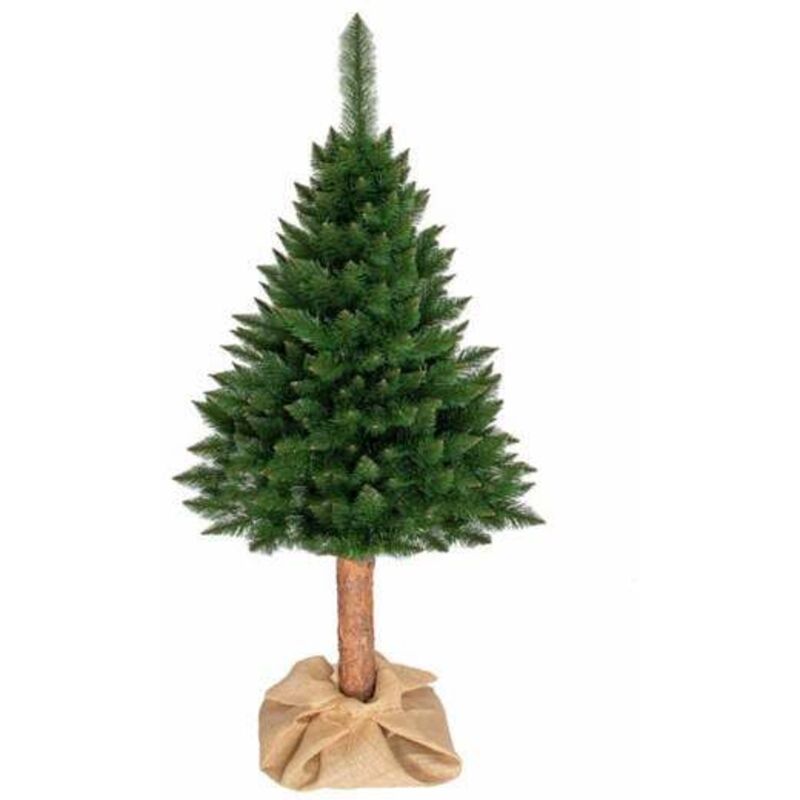 Künstlicher Weihnachtsbaum 220 cm - Fichte mit Holzstamm