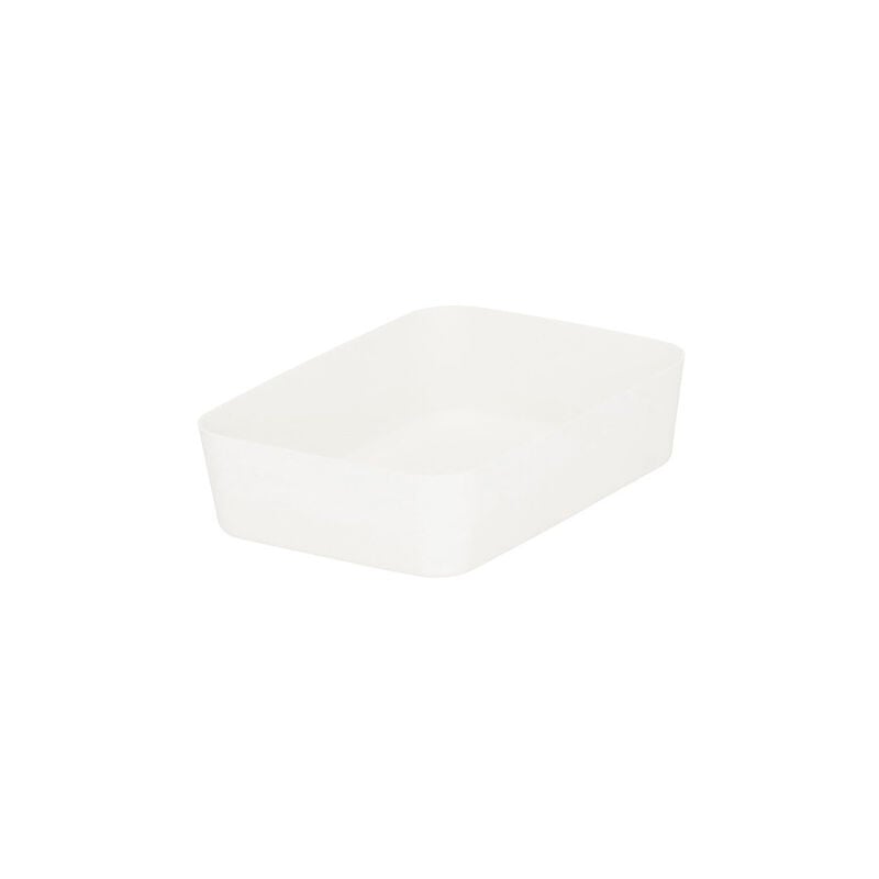 Kunststoff Organizer 18 x 13 x 4,5 cm creme