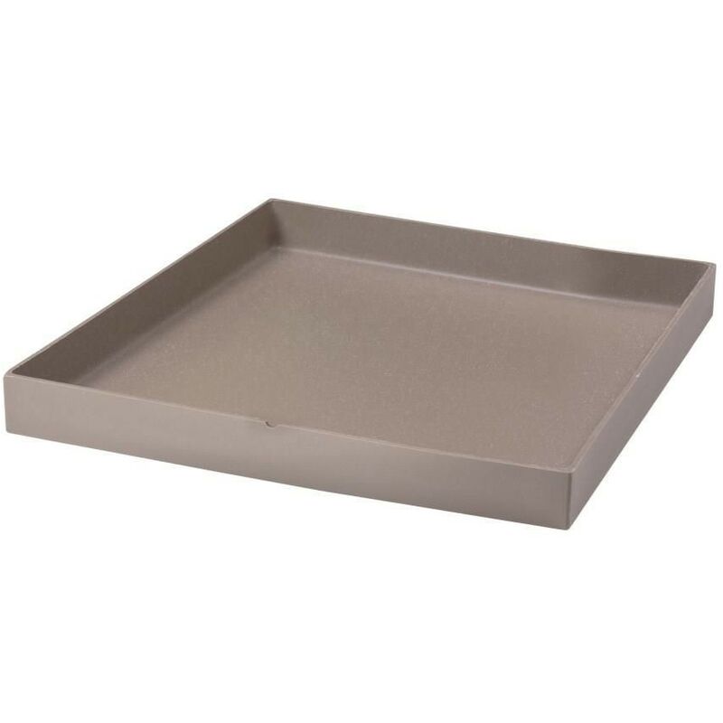 Schio Cubo Untertasse 40 cm - Cappuccino