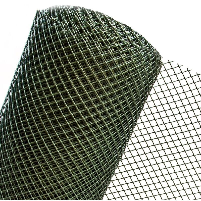 Haga - kunststoffzaun 1m Höhe Maschenweite 15mm (Meterware) Gartenzaun