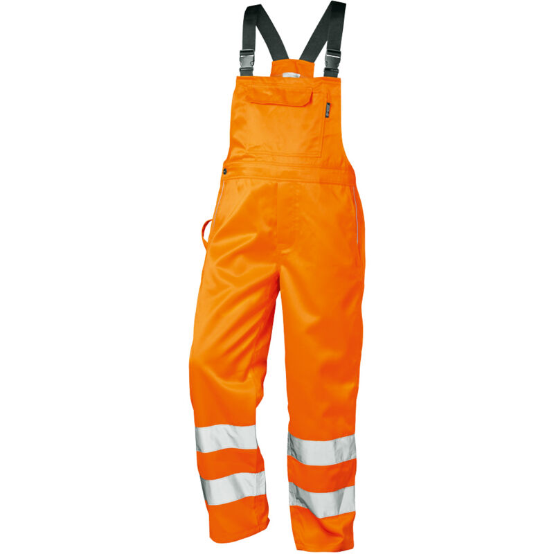 Gr .60 KURT WARNSCHUTZ-LATZHOSE orange KURT HIGH VIS BIB TROUSERS