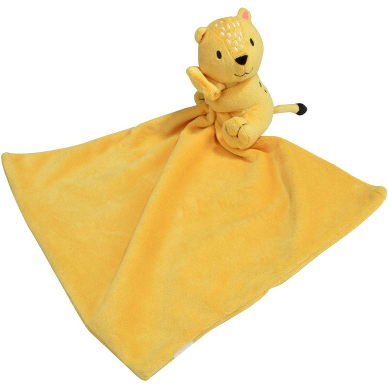 Kuscheldecke mit Plüschtier, 33 x 33 cm