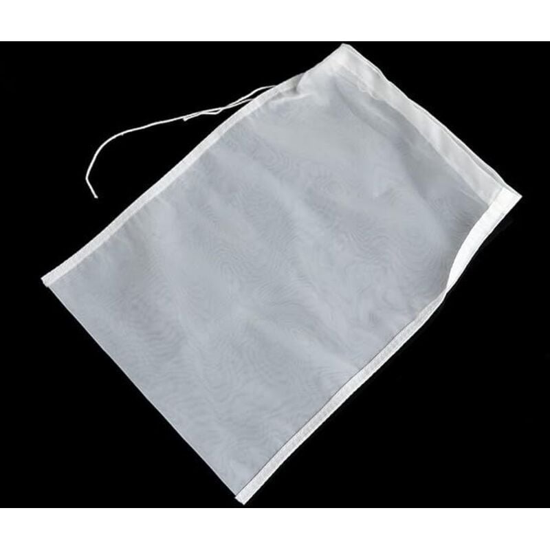 10er-Pack 30 x 20 cm wiederverwendbare Filterbeutel aus Nylon für Lebensmittel, Marmelade, Bier, Sieb, brauner Reis, Käse, Wein, Nussmilch, Saft - KZQ