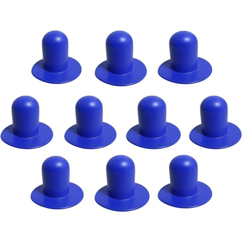 10er-Pack erweiterte Poolkappen, Bestway Lay-Z Spa-Filterpumpenkappe, Ersatzfilterkappe für Lay-Z Pool (blau, erweitert) - KZQ