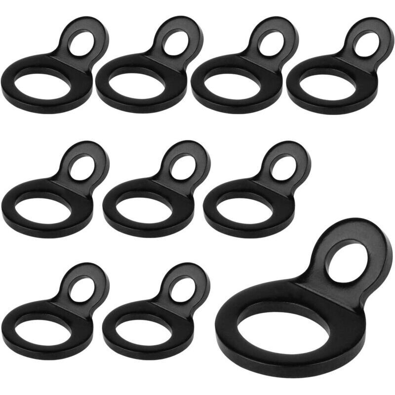 10er-Pack O-Ringe aus Edelstahl für Anhänger, Zurrringe, O-Ringe für Anhänger, Autos, LKWs und Camping. - KZQ