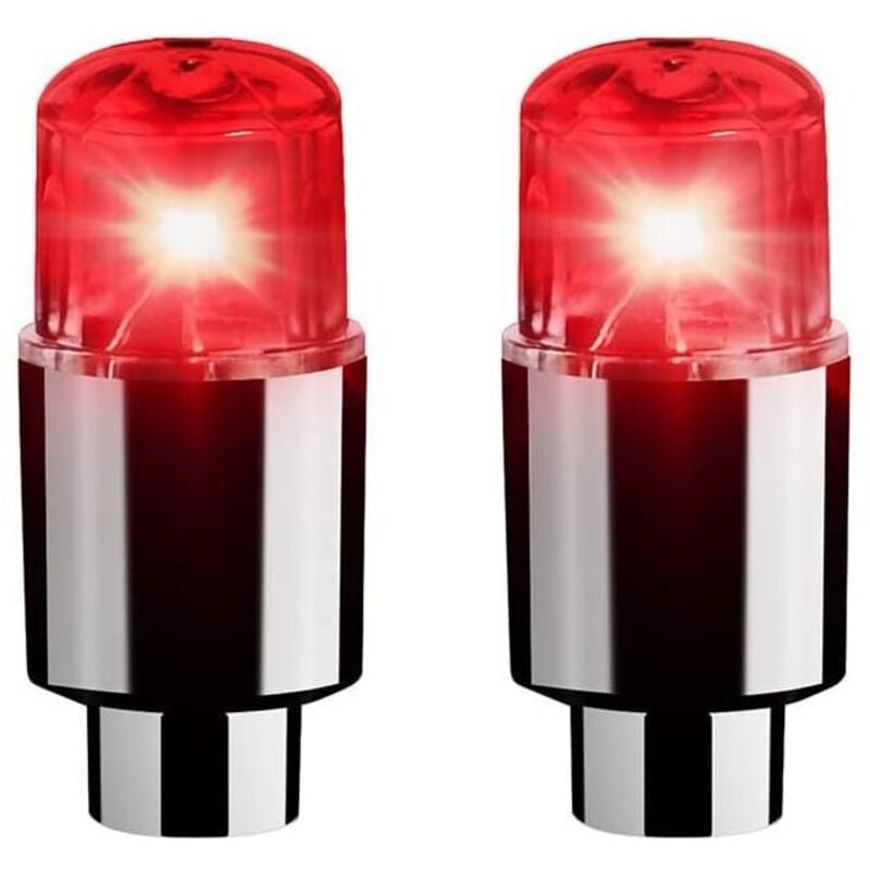 KZQ - 1,3 × 9,5 × 9,5 cm)2 Stück universelle fluoreszierende Ventilkappen für Autoreifen, Autoreifen, Fahrrad und Motorrad