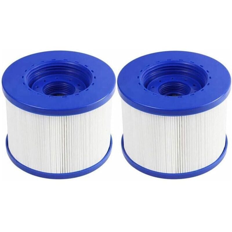 KZQ - 2er-Pack Spin-On Spa-Filterkartusche, aufblasbarer Spa-Aufschraubfilter, 60 mm Gewinde, Ersatzfilterkartusche für Cozy Spa, Clever Spa und