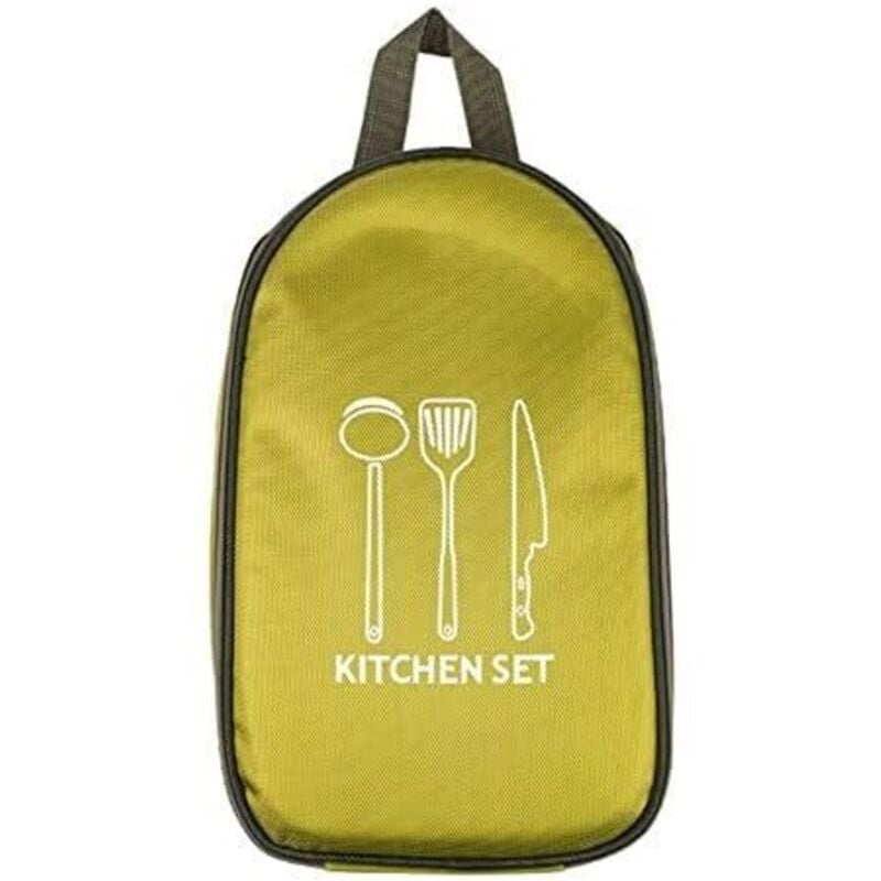 36 x 22,5 x 5 cm Camping-Utensilien-Organizer-Tasche, Besteck-Aufbewahrung, hängende Küchengeschirr-Tasche, für Camping, Küche, Picknick, Grillen