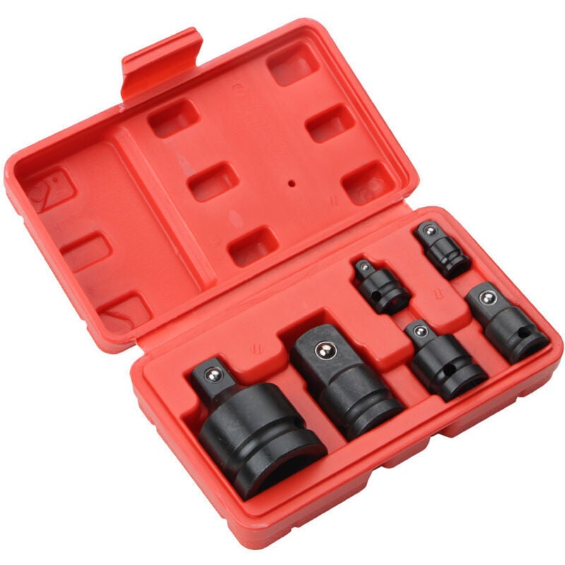 6er-Pack Steckschlüssel-Reduzieradapter-Set für 1/4 Zoll, 3/8 Zoll, 1/2 Zoll, 3/4 Zoll Steckschlüssel-Konverter - KZQ