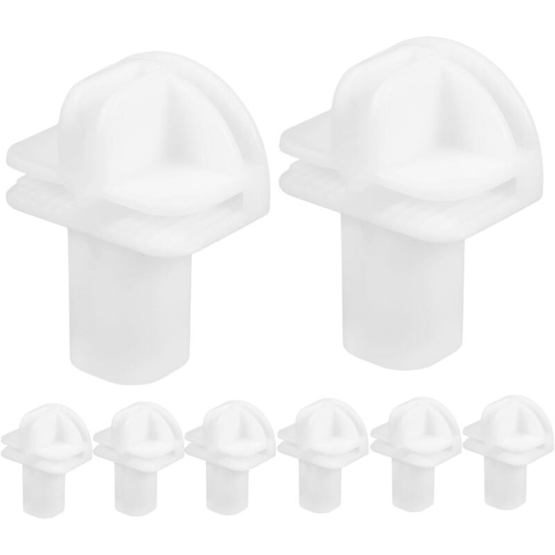 8 pezzi Fibbie per ante di armadi, connettori a cubo metallico, ripiani a cubo, ripiani in metallo, connettori per ripiani a cubo, connettori per