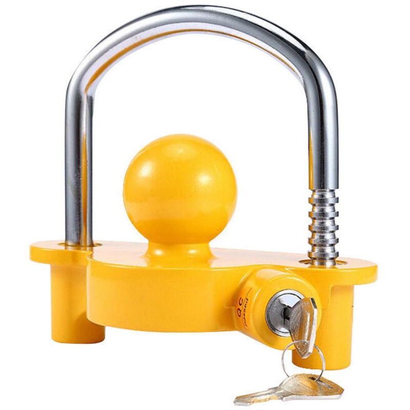 Anhänger-Diebstahlsicherung, Anhängerkupplungsschloss, Vorhängeschloss, Anhänger-Diebstahlsicherung, Wohnwagen, universell für Anhänger, Wohnwagen,