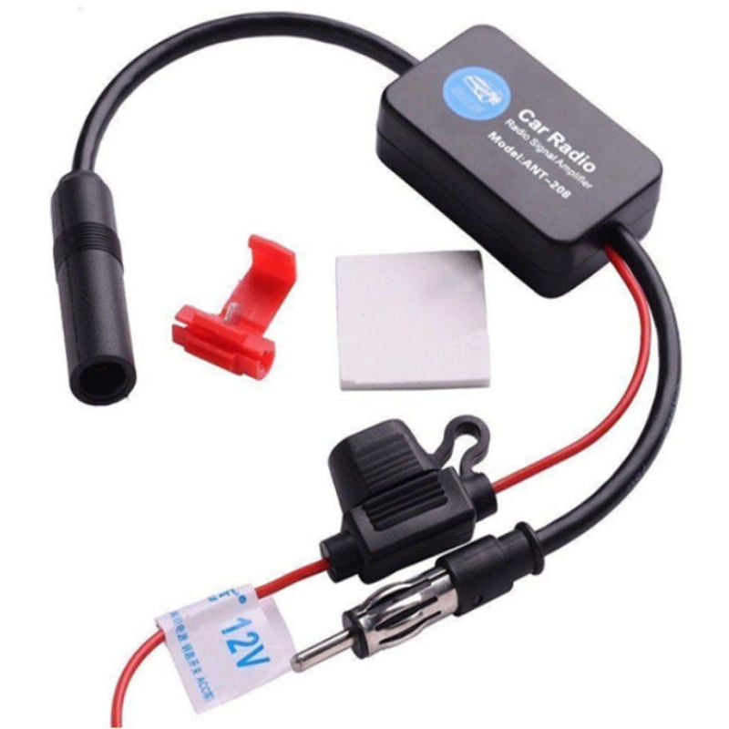 Autoradio-Signalverstärker, FM/AM-Autoradio-Signalantenne, Antennensignalverstärker 12 v - KZQ