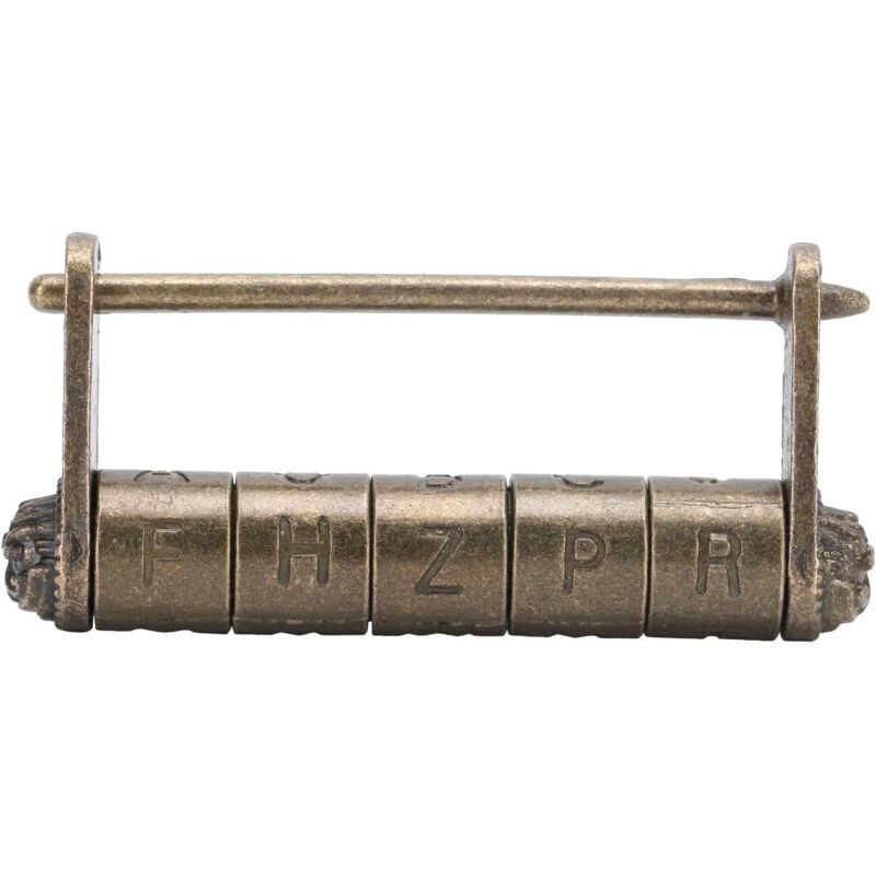 KZQ Zahlenschloss, wasserdichter Zahlenverschluss aus Metall und plattiertem Stahl für Schule, Sportschließfach und Fitnessstudio, Koffer,