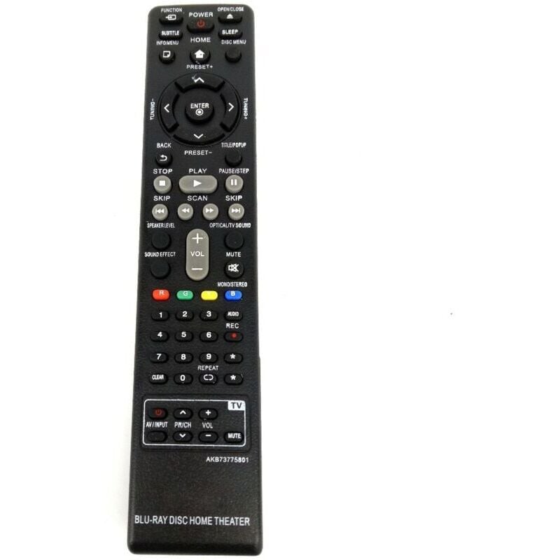 Control Fernbedienung AKB73775801 für Heimkinosysteme lg Blu-ray Disc BH5140S, BH5140, LHB655, BH4030S, BH6530TW, BH5440P und LHB655FB. - KZQ