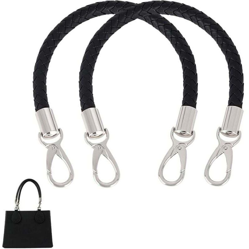 Ledertaschen für Handtaschen, schwarzes Metallgehäuse für Männertaschen, Drehkreuze, Ledertaschen für Taschen, Zubehör für Taschen zum Selbermachen,