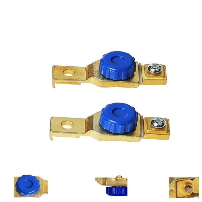 Motorrad-Batterie-Leistungsschalter, Motorrad-Batterie-Trennschalter, 12 v 80 a Batterie-Trennschalter für Motorrad-PKW-LKW(2 Stück) - KZQ