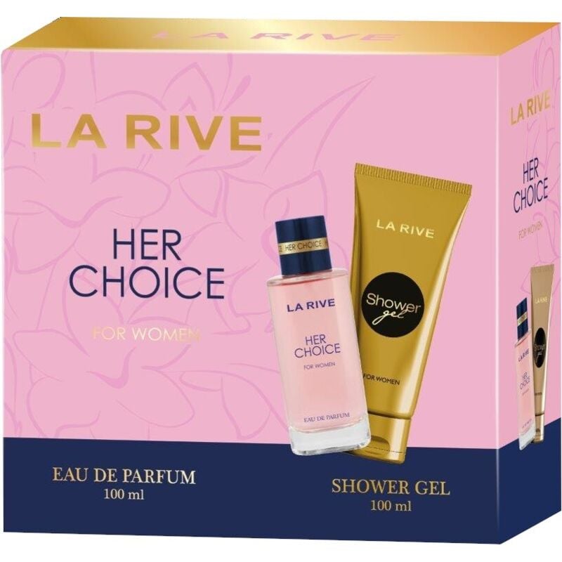 La Rive for Woman Her Choice Geschenkset (Eau de Parfum 100ml + Duschgel 100ml)