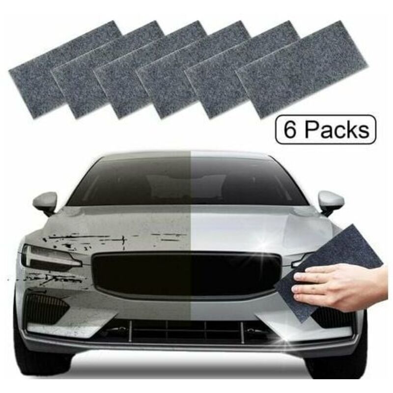 LaBlanc – 6 Stück Nano Sparkle Cloth Autokratzer-Reparaturtuch Nano Magic Cloth für Auto Neu
