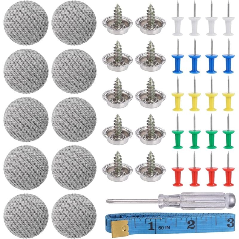 65 Stück Auto-Dach-Werkzeug, Knopf, Auto-Dekoration, Befestigungs-Schraubkappe, Auto-Dach-Reparatur, Auto-Dach, feste Schnalle,