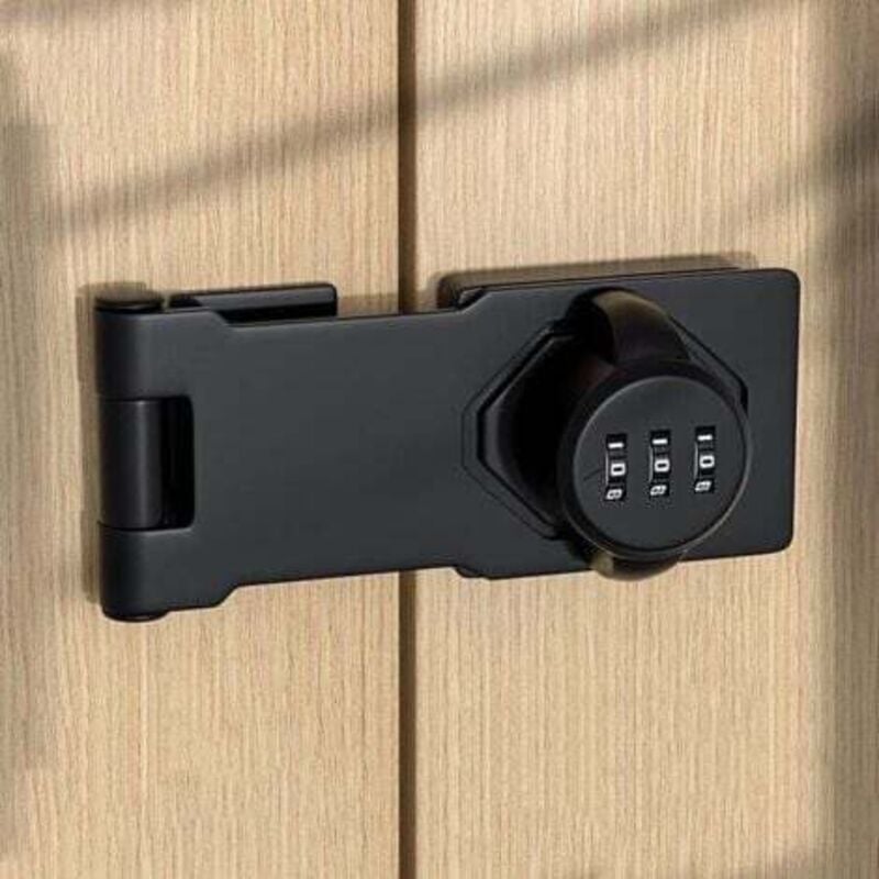 Lablanc - Code-Türschloss aus Edelstahl mit Schrauben für Schließfächer, Schuppen, Schränke, Fenstergeländer in der Schule oder zu Hause