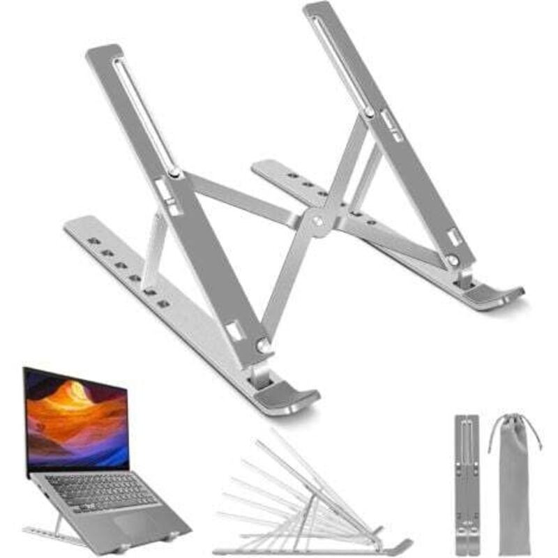 Lablanc - Laptop-Ständer, verstellbarer Laptop-Ständer, Laptop-Ständer aus Aluminiumlegierung