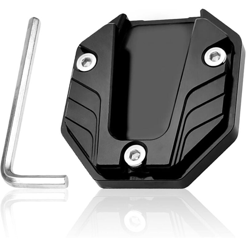 Universelle Motorrad-Ständerhalterung, Motorrad-Seitenständer, Motorrad-Ständer-Verlängerungsplatte, CNC-Aluminiumlegierung,