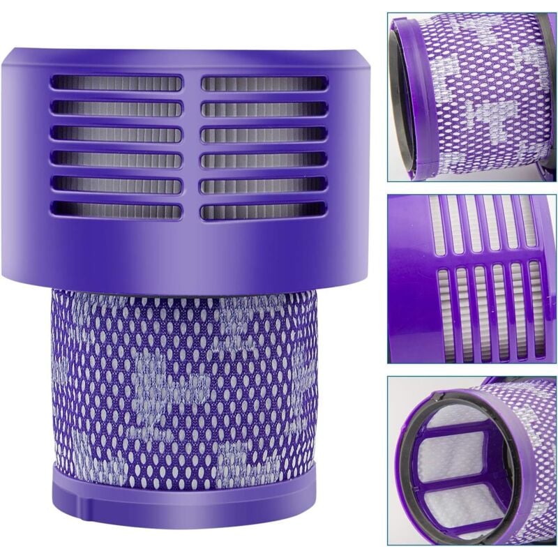 LabTEC 4er Pack V10 Filter für Dyson Staubsauger, 4er Pack Ersatzfilter für Dyson V10, V10 Absolute, V10 Animal, V10 Motörhead, SV12 Staubsauger