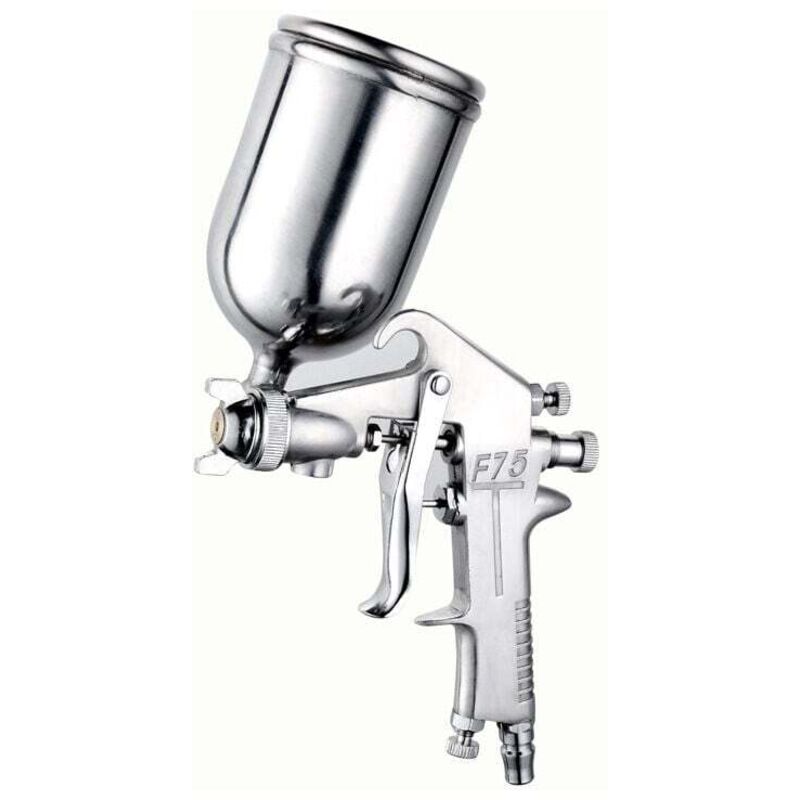 Lackierpistole mit Saugnapf, 1,5 mm Edelstahldüse und 750 ml Fassungsvermögen – Lackierwerkzeug für Automöbel, Auto,