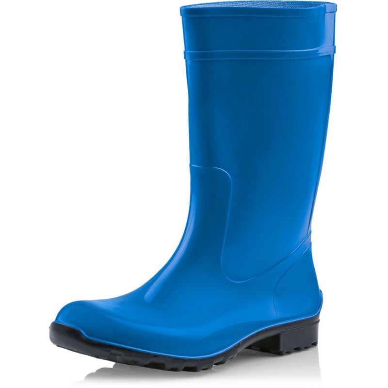 Ladeheid Damen Gummistiefel 100% Wasserdticht Regenstiefel Damen LA-967 (Blau/Schwarz, 38 EU)