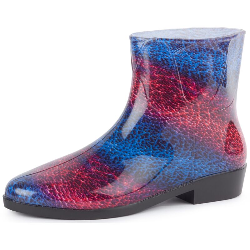 Ladeheid Kurze Gummistiefel Damen Elegant Regenstiefel Damen mit Muster LAZT201802 (Muster-23, 39 EU)