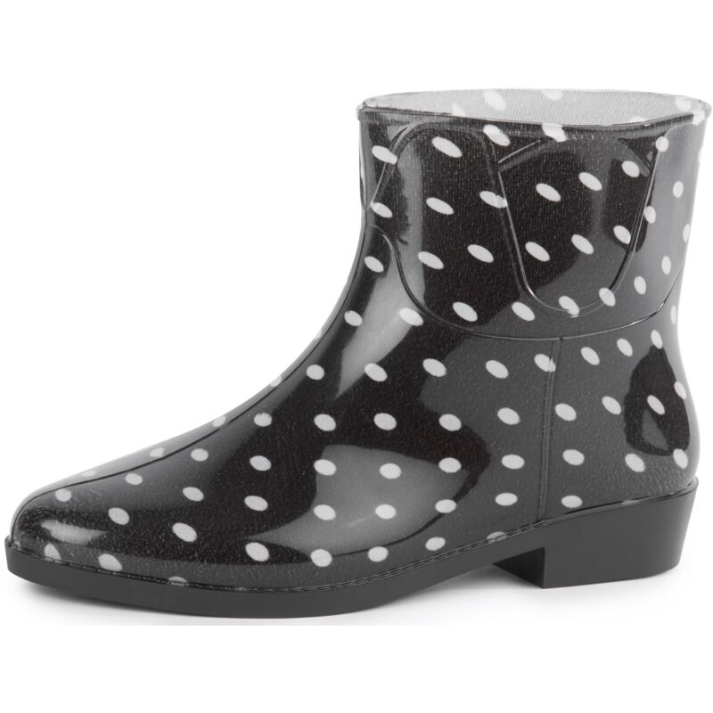 Ladeheid Kurze Gummistiefel Damen Elegant Regenstiefel Damen mit Muster LAZT201802 (Muster-4, 38 EU)