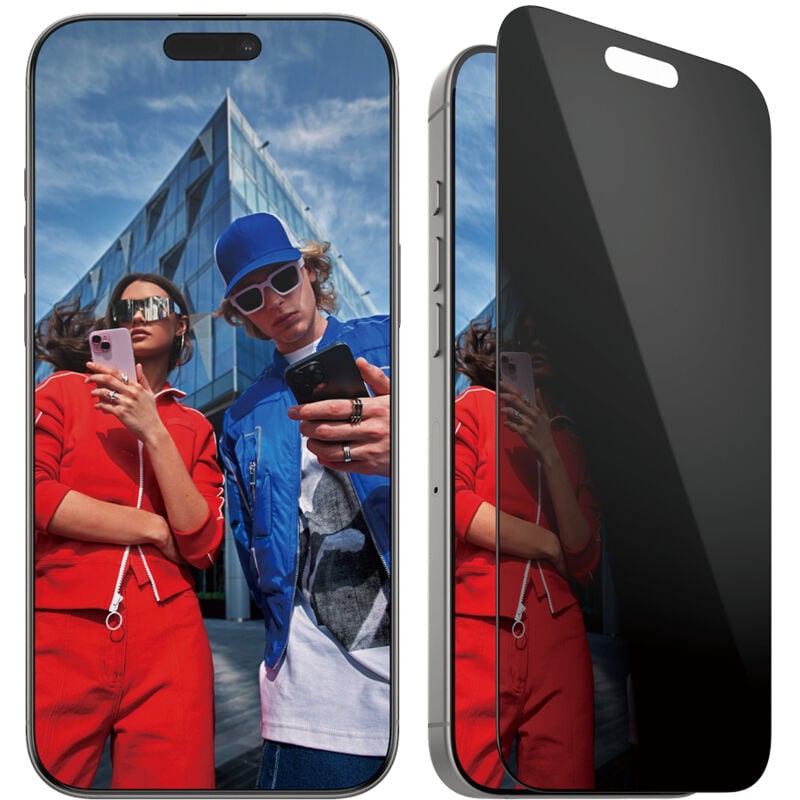 PanzerGlass ® Privacy Displayschutz iPhone 16 Pro Max Ultra-Wide Fit, Apple, Apple - iPhone 16 Pro Max, Trockene Anwendung, Kratzresistent,