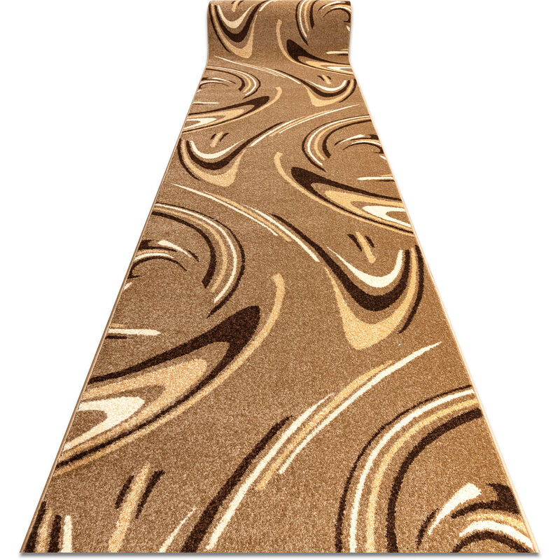 Läufer heat-set fryz coffee Nuss 110 cm brown 110x430 cm