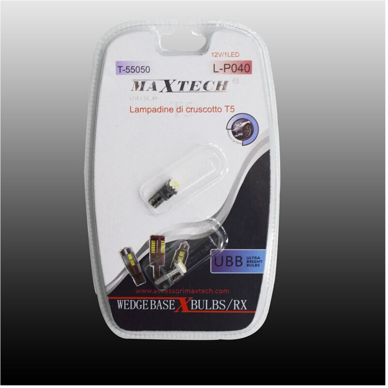 Maxtech - Trade Shop L-P040 12V / 1LED T5 armaturenbrett-lampen ultrahelle lampen -