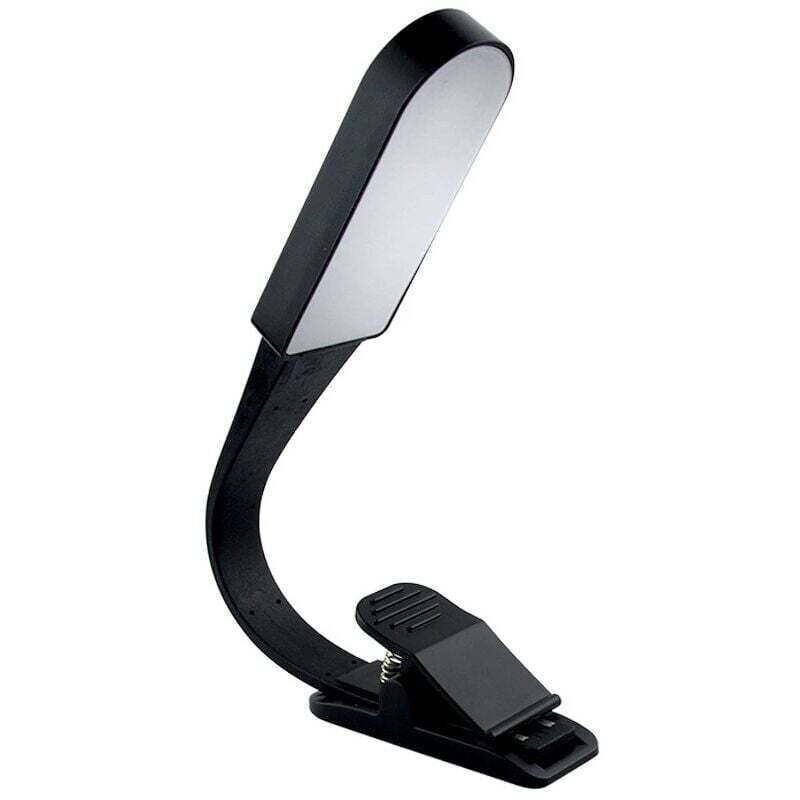 Lampe de Lecture, Lampe Livre avec 3 Modes de Luminosité Réglables Eye-Care, Lampe Lecture Rechargeable par USB avec Capteur Tactile, Clip Flexible