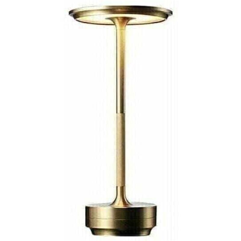 Lampe für den Tisch ohne Filter – wiederaufladbares Essen mit Teig, tragbare Lampe für den Kamin – mit taktiler Steuerung, variabler Intensität – für