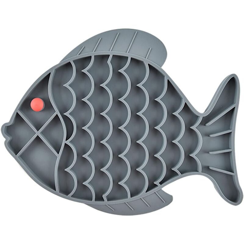 Langsamer Fressnapf, Napf für gefräßige Katzen, 1 Stück, Napf für gefräßige Katzen, aus sicherem Silikon, ungiftig, gegen Ersticken, für Katzen,