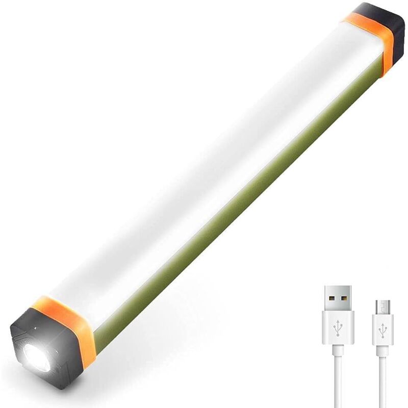 USB-wiederaufladbare LED-Campinglaterne, multifunktionale wasserdichte Lampe, Beleuchtung zum Wandern und Angeln
