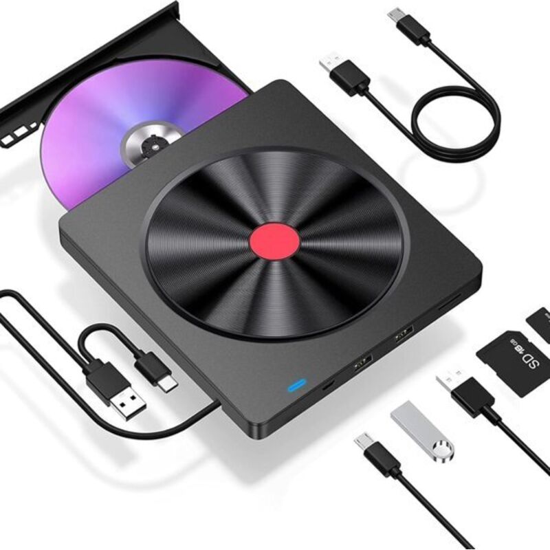 Laptop-DVD-Laufwerk – USB 3.0 – USB-C – Plug & Play