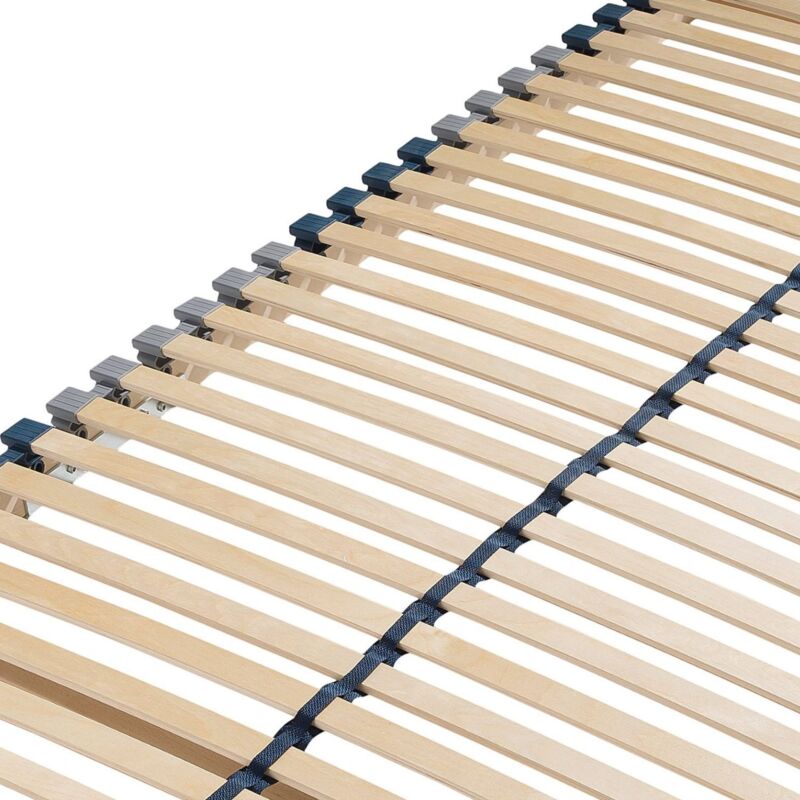 Lattenrost 70x200, Lattenrahmen aus Buche, 7 Komfortzonen, 28 Latten, Federholzrahmen MADE IN GERMANY, Lattenrost Selbstmontage, Traglast bis 150Kg
