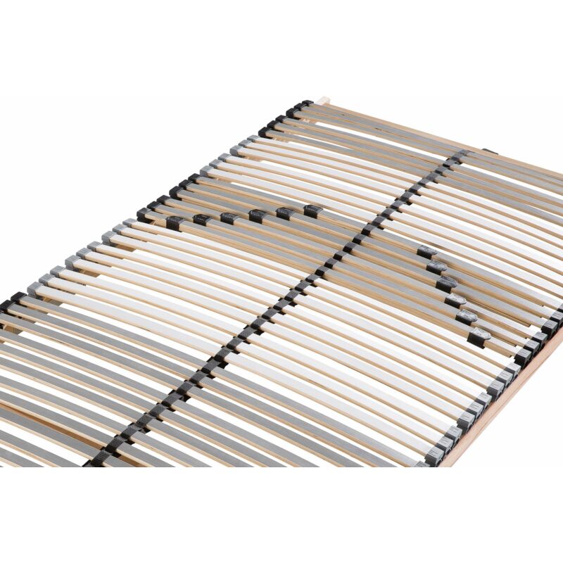 Lattenrost 200x200, Ergonomischer 7 Zonen Lattenrost aus Buchenholz, 42 Latten, Hergestellt in Deutschland, Lattenrost Selbstmontage