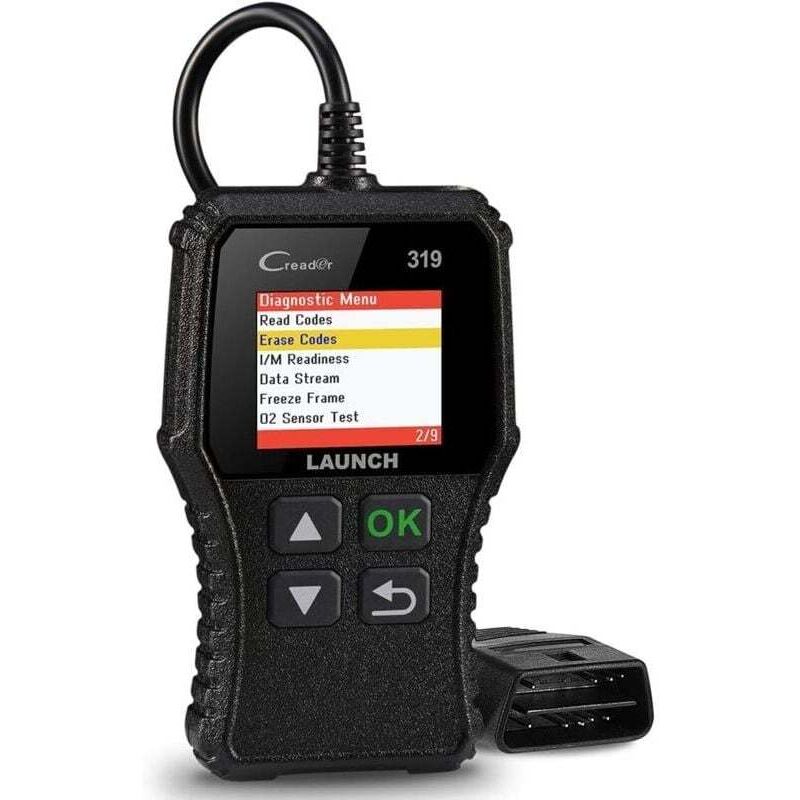Launch CR319 OBD2 Motorfehlercode-Lesegerät mit EVAP/O2-Sensor-Test, Kfz-Diagnosegerät mit DTC-Lookup zum Löschen der Motorkontrollleuchte