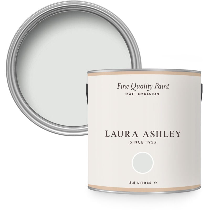 Wandfarbe Silver White Matt 2,5L - Laura Ashley