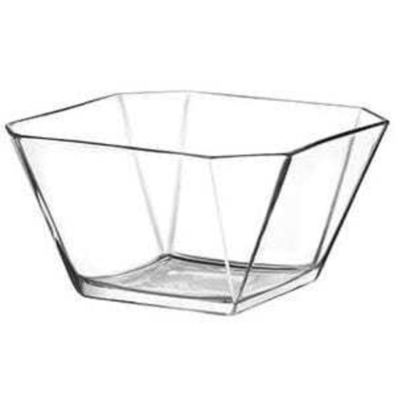 Lav karen Glas-Salatschüssel für Snacks 1900 ml für Salate Platte Schüssel