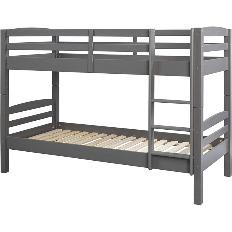 Lavius Etagenbett einschl. 2 Lattenroste, grau.