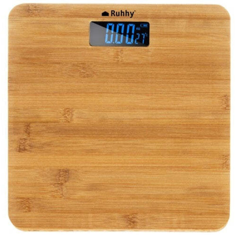 Lcd personenwaage - holz ruhhy 22522