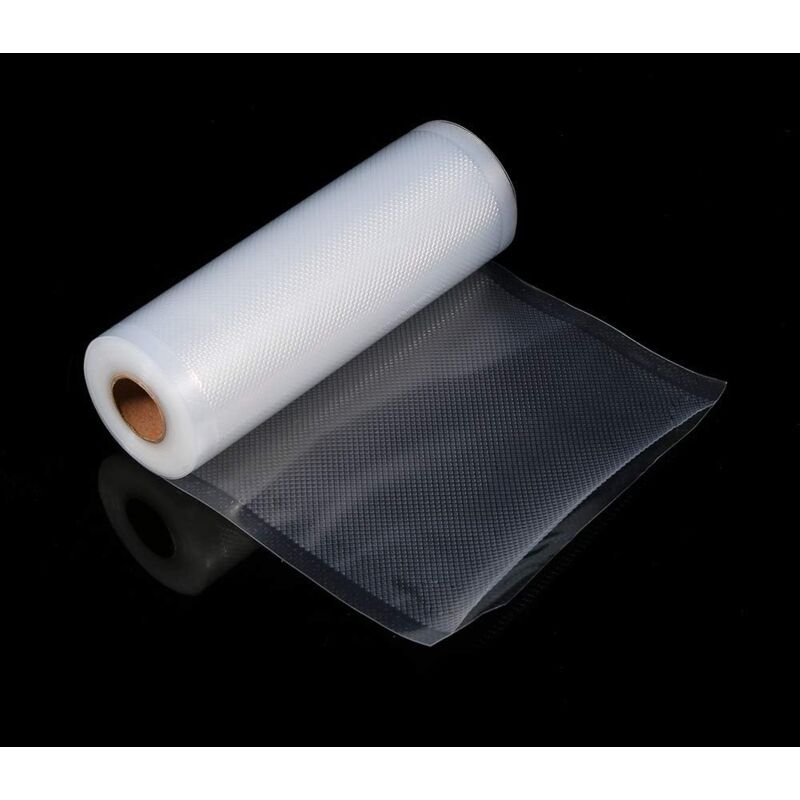 Lebensmittel-Vakuumbeutel, Lebensmittel-Vakuumbeutel, Vakuumbeutel für die Aufbewahrung von Lebensmitteln, Rillendesign (15 cm x 500 cm)